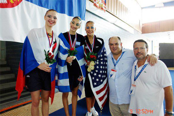 Evangelia Platanioti 2009 COMEN Cup podium